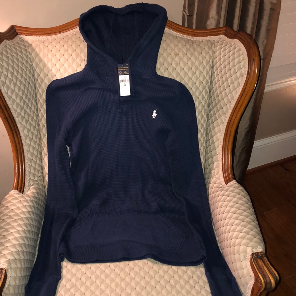 Men’s Ralph Lauren waffle knit hoodie